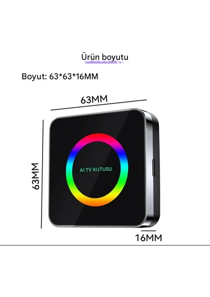 Youtube Video Carplay Android Auto Modülü 4gb Ram 64GB Rom Wifi Android 13 Aı Box Netflix Türkçe