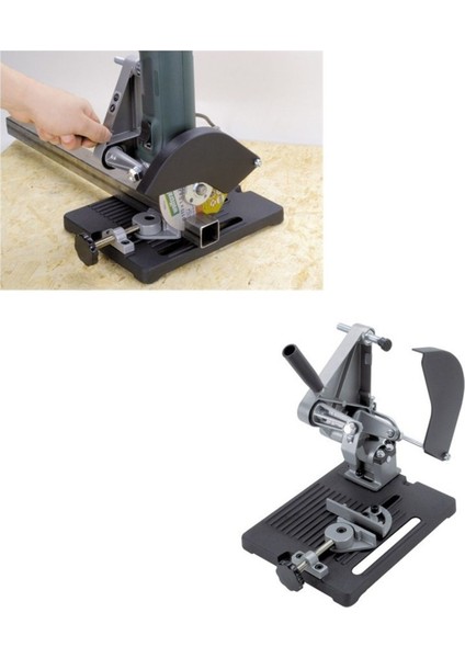 Açılı Kesme ve Taşlama Standı Avuç Taşlama Tezgahı Sehpası 115-125MM Alüminyum Stand