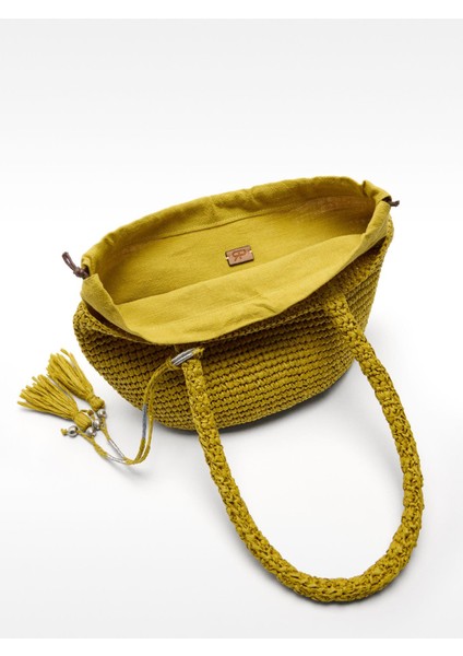 Hasır Efektli Omuz Çantası fırsatları