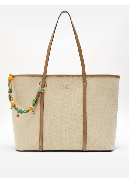Çıkarılabilir Aksesuarlı Shopper Çanta
