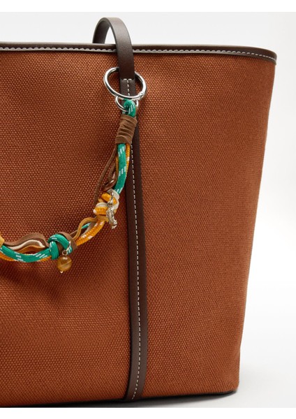 Çıkarılabilir Aksesuarlı Shopper Çanta