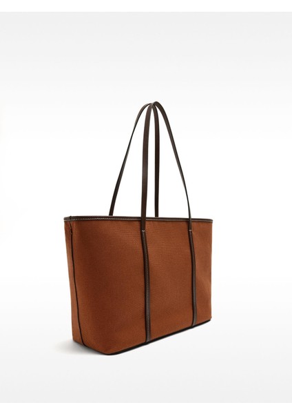Çıkarılabilir Aksesuarlı Shopper Çanta