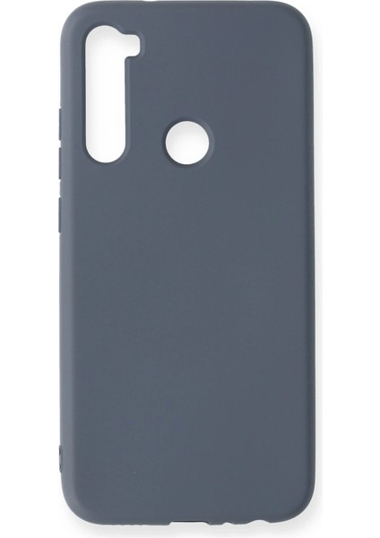 Xiaomi Redmi Note 8 Kılıf Nano Içi Kadife Silikon - Gri Bstmy