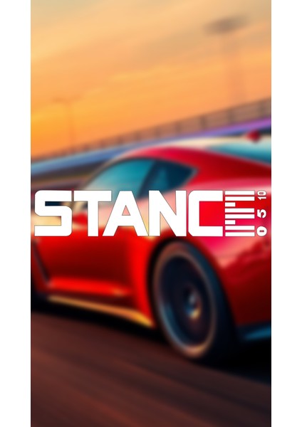 Stance 20X4 Jdm Yazı Araba-Motosiklet Cam Etiket Sticker Beyaz Renk