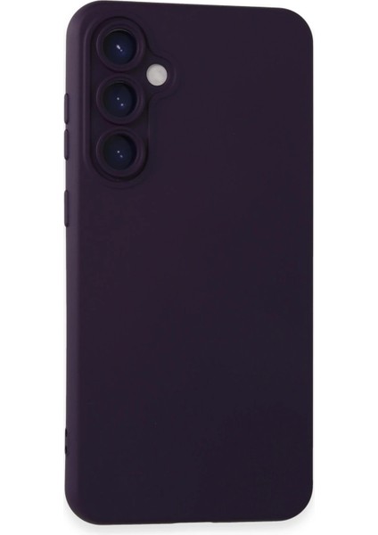 Samsung Galaxy S24 Plus Kılıf Nano Içi Kadife Silikon - Mor Bstmy