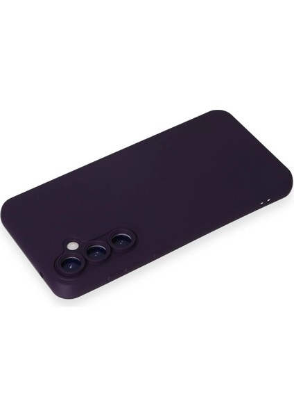 Samsung Galaxy S24 Plus Kılıf Nano Içi Kadife Silikon - Mor Bstmy