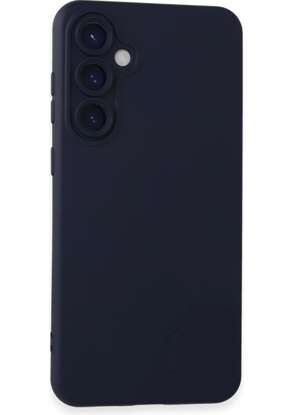 Samsung Galaxy S24 Plus Kılıf Nano Içi Kadife Silikon - Lacivert Bstmy
