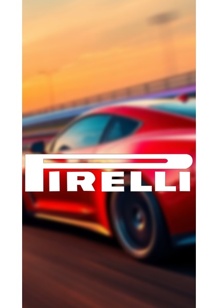 Pırelli 200X4,5 Jdm Yazı Araba-Motosiklet Cam Etiket Sticker Beyaz Renk