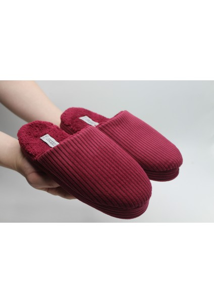 Bordo Kadife Sessiz ve Kaydırmaz Taban, Içi Peluş fiyatları