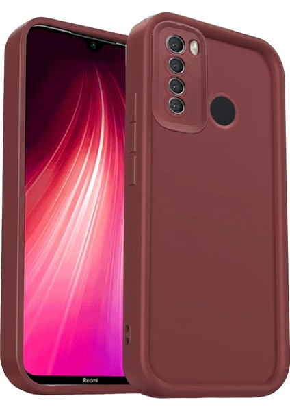 Xiaomi Redmi Note 8 Kılıf Viera Silikon - Bordo Bstmy