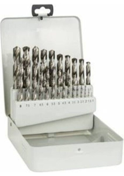 Matkap Ucu Seti (Fully Ground-Beyaz) 1 Mm-10 mm / 19 Pcs Set - 1562