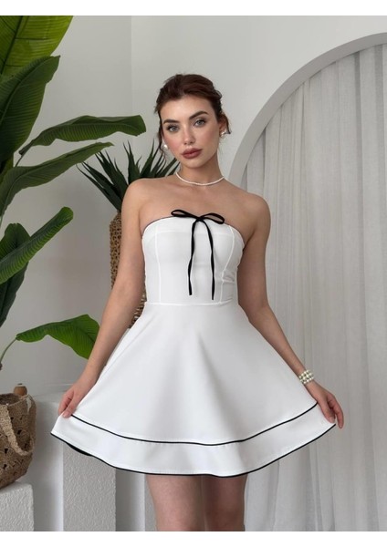 Yuna Straplez Elbise
