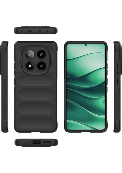 Xiaomi Redmi Note 14 Pro 4g Kılıf Optimum Silikon - Lacivert Bstmy
