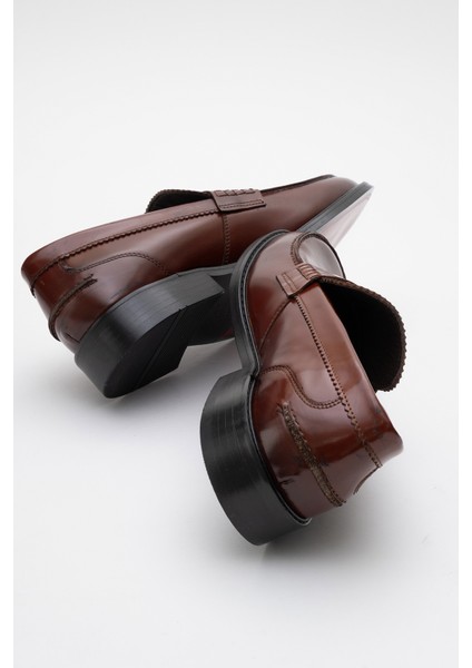 2655 Erkek Klasik Rugan Deri Loafer