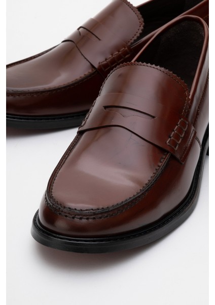 2655 Erkek Klasik Rugan Deri Loafer