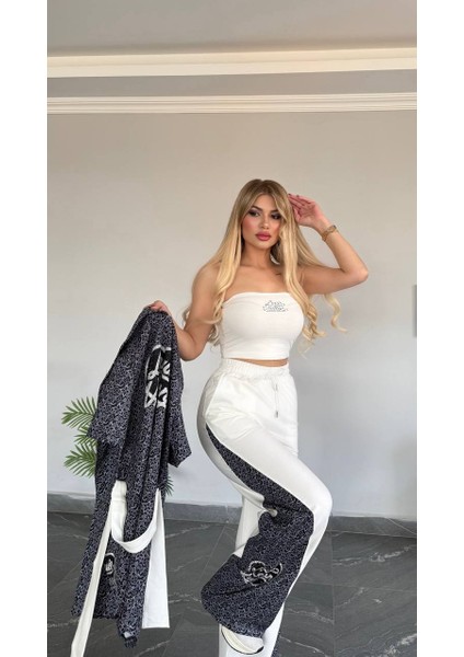 Kadın Yeni Sezon Ithal Kumaş Esnek Likralı Yüksek Bel 3 Lü Takım fiyatları