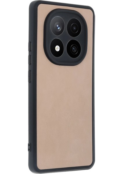 Xiaomi Redmi Note 14 Pro 4g Kılıf Aras Deri Kapak - Pudra Bstmy