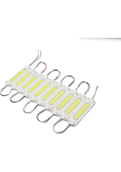 Carub Parmak Lamba Beyaz Cob 24V – 1 Set 10 Adet | BEYAZ Kasa, Yüksek Parlaklık