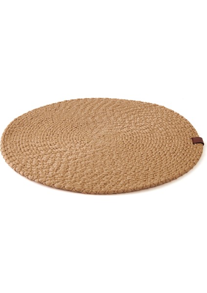 Natürel Dokuma Amerikan Servis - Bej - 35 cm