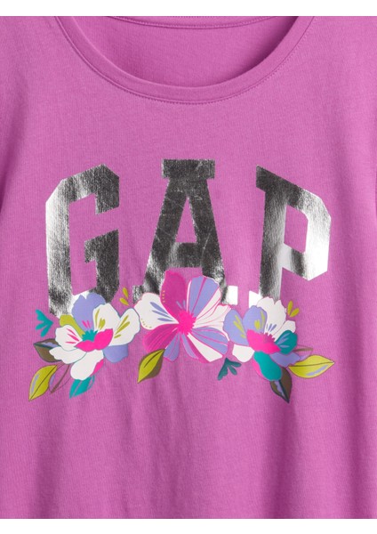 Kız Çocuk Mor Grafik T-Shirt fiyatları