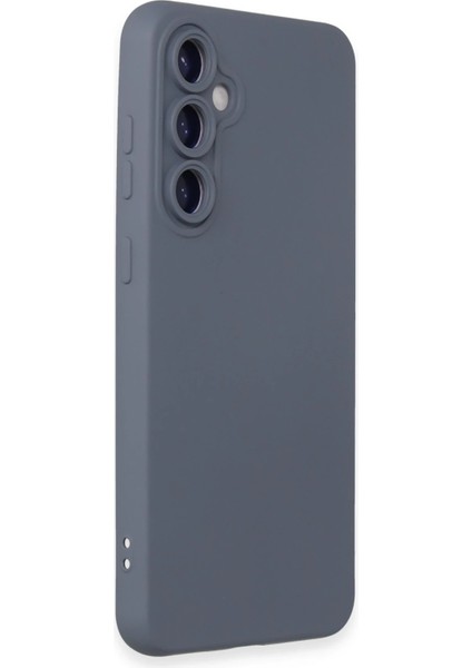 Samsung Galaxy S24 Plus Kılıf Nano Içi Kadife Silikon - Gri Bstmy