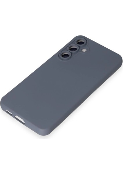 Samsung Galaxy S24 Plus Kılıf Nano Içi Kadife Silikon - Gri Bstmy