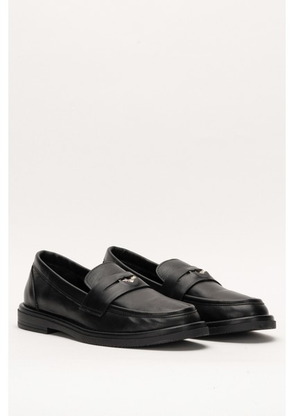 40220 Kadın Kalın Taban Loafer Ayakkabı