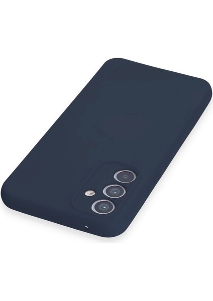 Samsung Galaxy A34 5g Kılıf Nano Içi Kadife Silikon - Lacivert Bstmy
