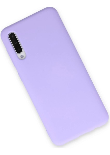 Samsung Galaxy A30S Kılıf Nano Içi Kadife Silikon - Lila Bstmy