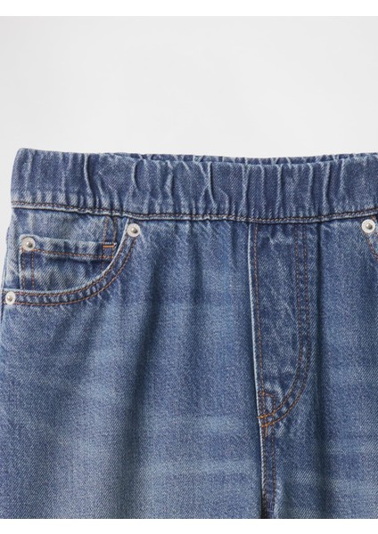Erkek Çocuk Mavi Ultrasoft Pull-On Baggy Jean Pantolon fiyatları