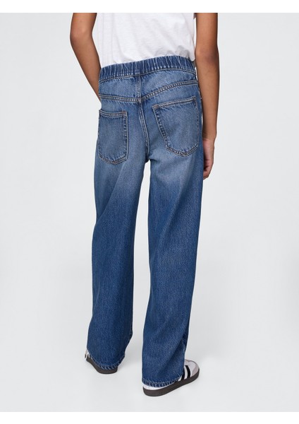 Erkek Çocuk Mavi Ultrasoft Pull-On Baggy Jean Pantolon modelleri