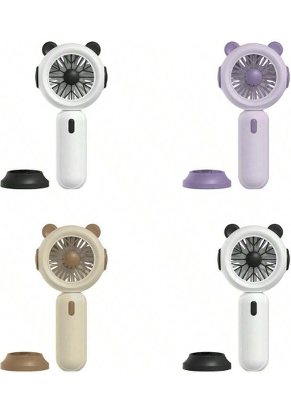 Şarjlı El Fanı, 3 Dereceli Ayarlanabilir Mini Vantilatör, Mini Fan, Mini El Vantilatörü, Soğutucu