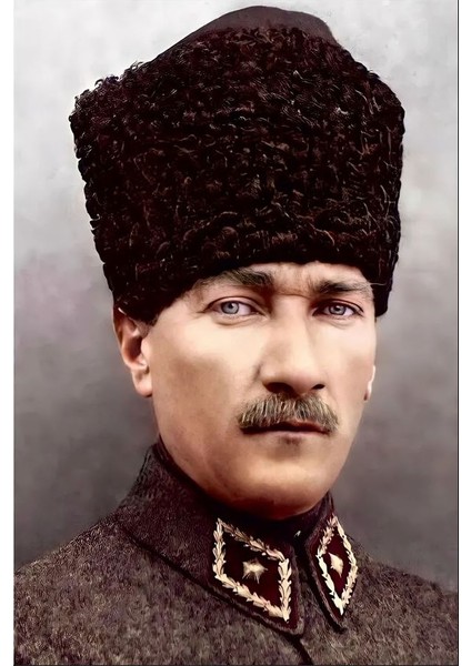 Türk Bayrağı ve Atatürk Posteri 150X225