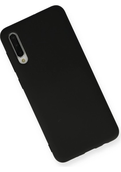 Samsung Galaxy A30S Kılıf Nano Içi Kadife Silikon - Siyah Bstmy
