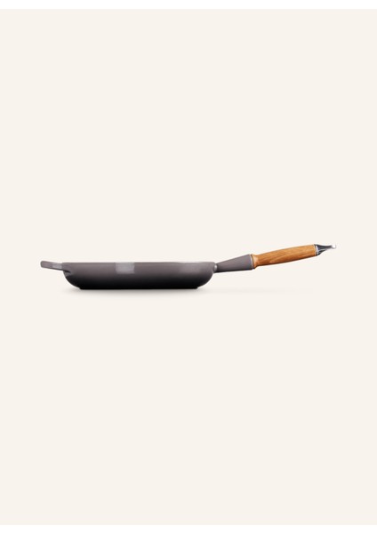 Signature Döküm Kızartma Tavası 28 cm Emaye Kaplı Ahşap Saplı 2,6 L