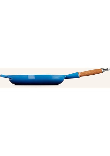 Signature Döküm Kızartma Tavası 28 cm Emaye Kaplı Ahşap Saplı 2,6 L
