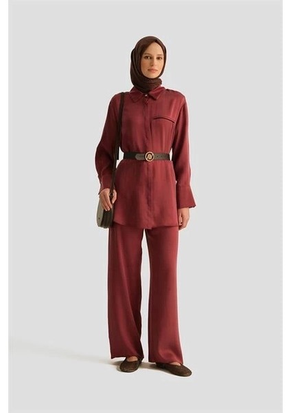 Pantolon 25YD4245-2 Bordo