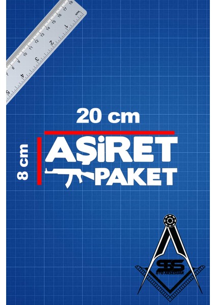 Aşiret Paket 20X8 Jdm Yazı Araba-Motosiklet Cam Etiket Sticker Beyaz Renk