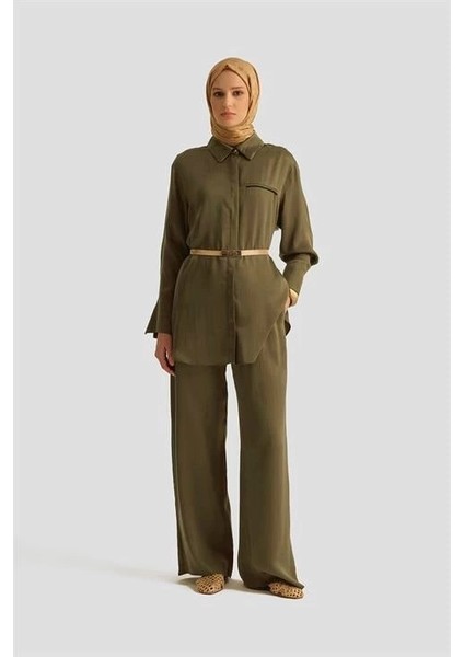 Cupra Palazzo Pantolon 25YD4245-2 Haki