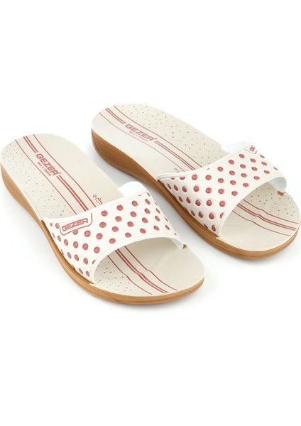 Yazlık Kadın Puantiyeli Terlik modelleri
