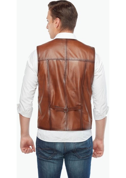 Puntolu Taba Hakiki Deri Yelek indirimleri