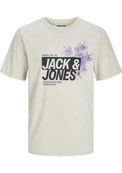 Jjjaxon Tee Ss Crew Neck Ln Taş