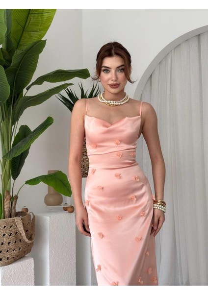 Dora Çiçek Detaylı Elbise modelleri