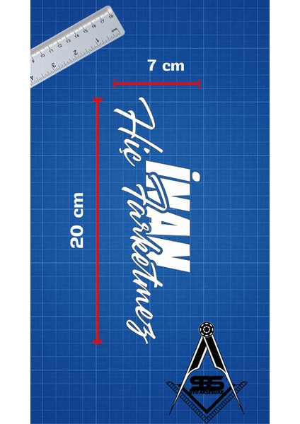 Inan Hiç Farketmez Yazı Jdm Araba-Motosiklet Cam Etiket Sticker 20X7CM Beyaz Renk fiyatları
