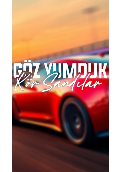 Göz Yumduk Kör Sandılar Yazı Jdm Araba Motosiklet Cam Etiket Sticker 19X6,5CM Beyaz Renk