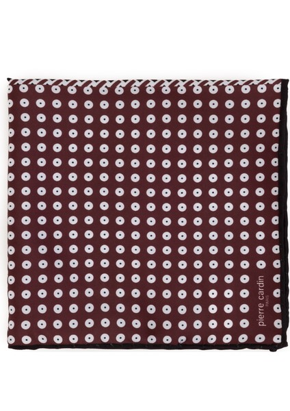 Erkek Bordo Desenli Mendil 50317603-900