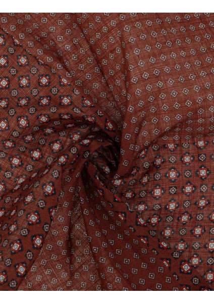 Erkek Bordo Keten Mendil 50316444-900