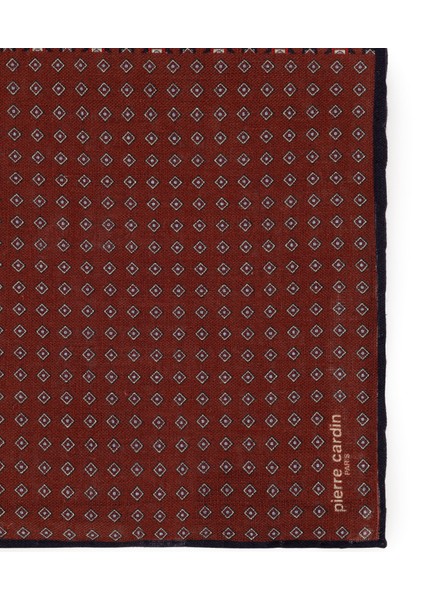 Erkek Bordo Keten Mendil 50316444-900