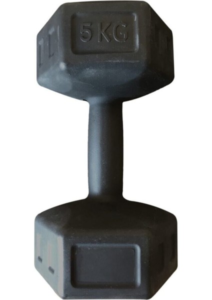 Dambıl Seti 5 kg x 2 Adet 10 kg Ağırlık Seti Siyah CNTR00203