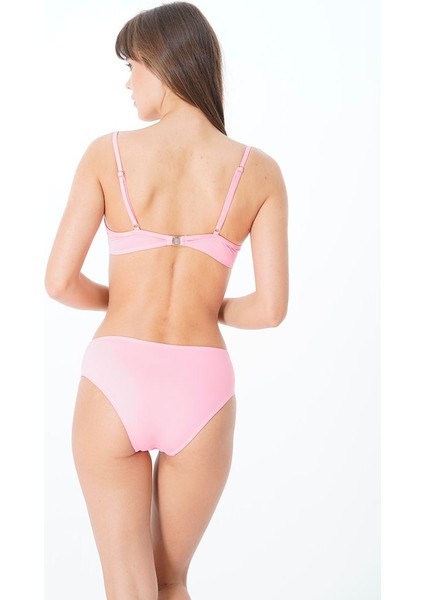 2025 Kreasyonu Düz Kaplı Kırmızı Bikini Takımı